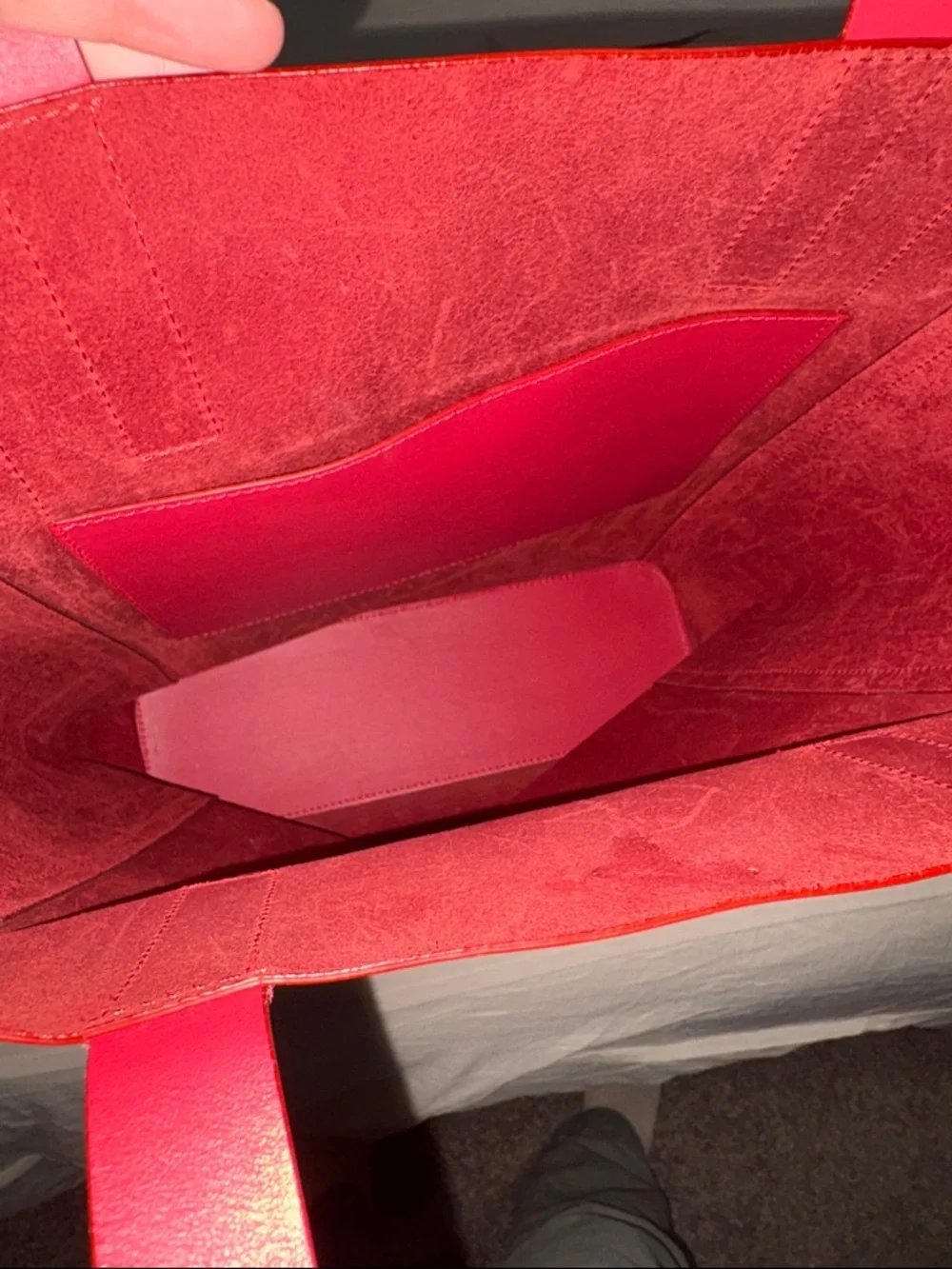 Everlane Red Leather Tote - Picture 7 of 7